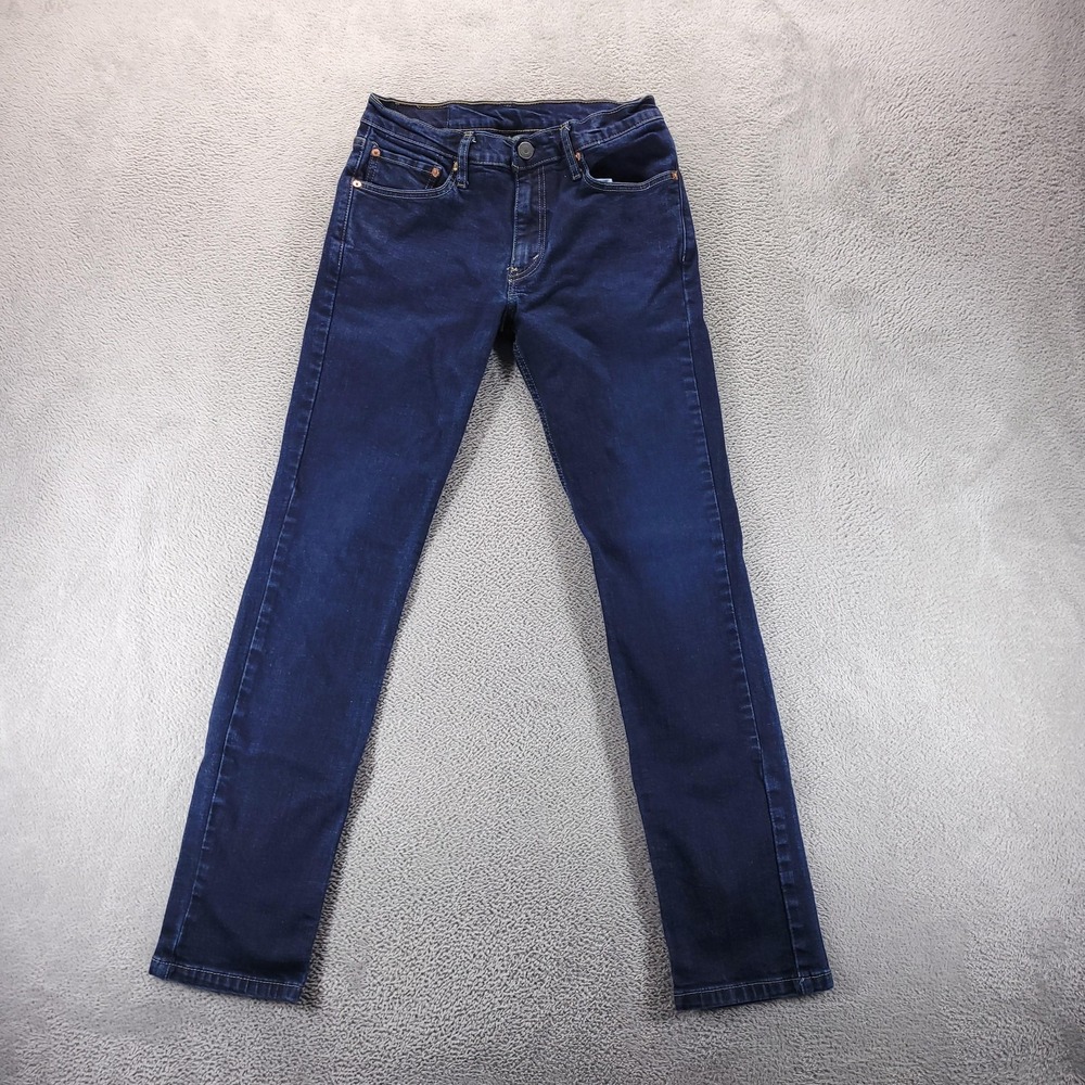 Levis 511 Jeans Mens 31x32 Blue Slim Tapered Dark Wash Stretch Denim Comfort